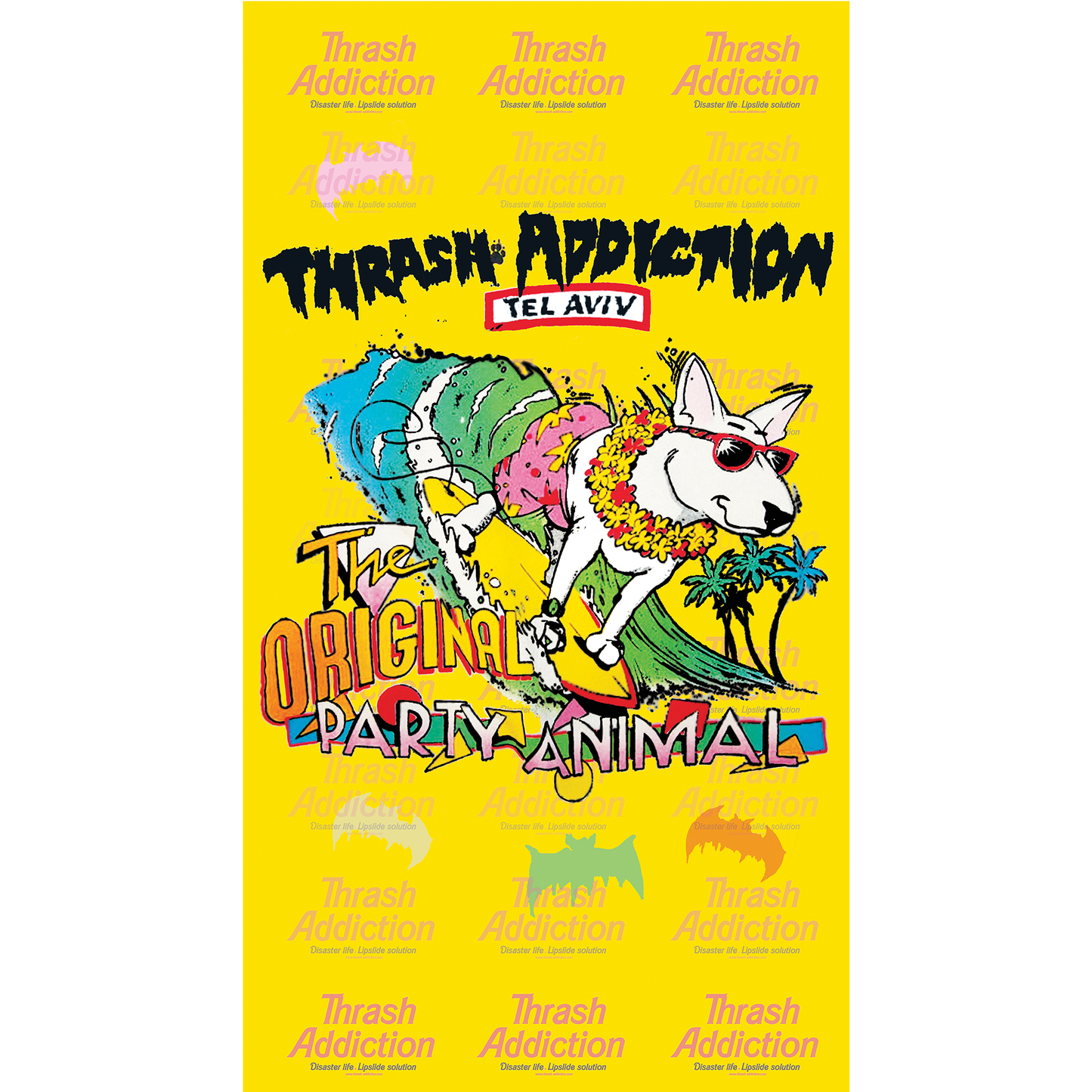 SPUD M x THRASH ADDICTION BEACH TOWEL