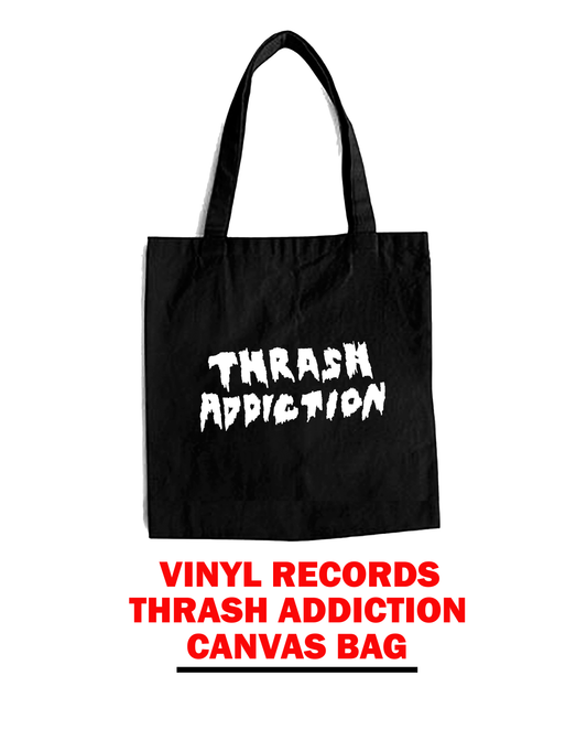 THRASH ADDICTION CANVAS TOTE BAG